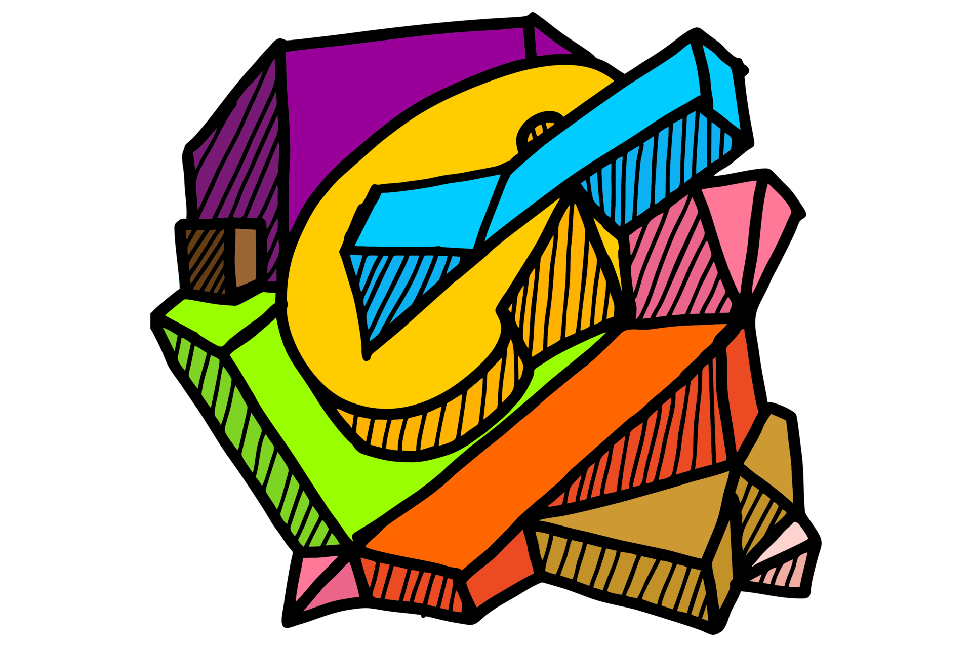 Free Colorful 3D Shapes of Abstract Objects 21170124 PNG with