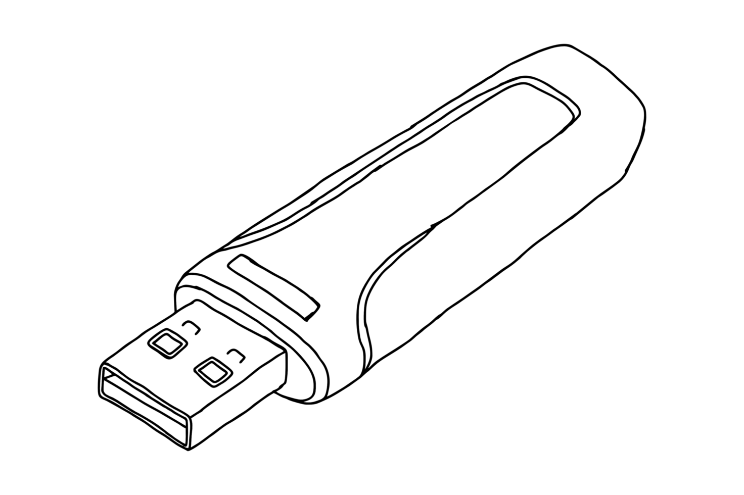 computadora USB memoria png