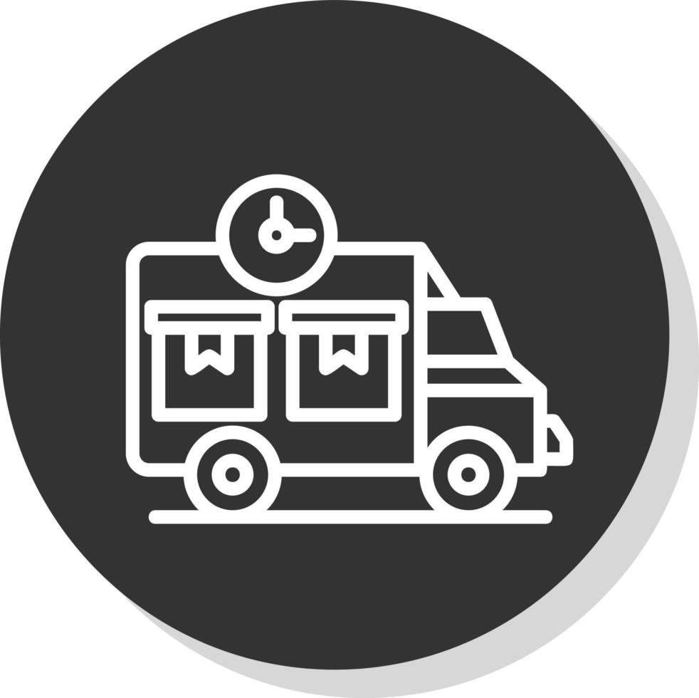 Delivery Time Vector Icon Design
