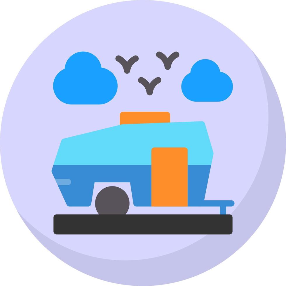 diseño de icono de vector de caravana