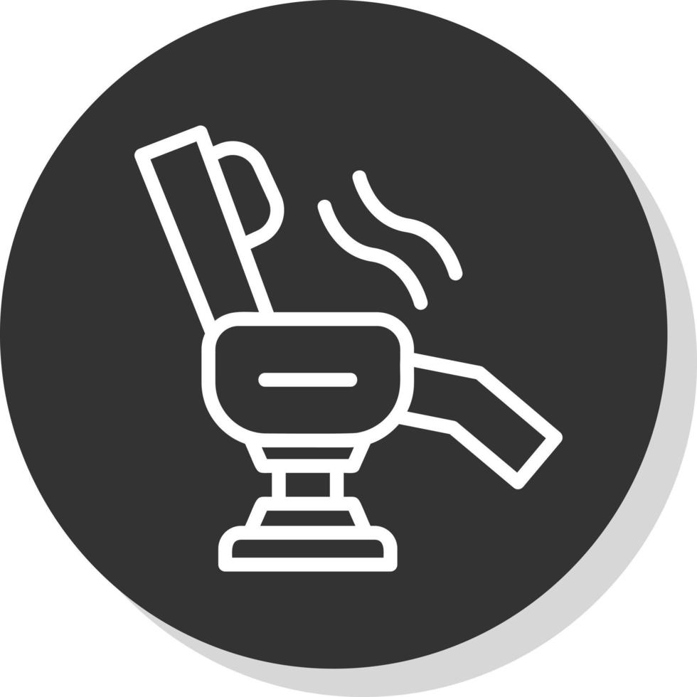 Massage Chair Vector Icon Design