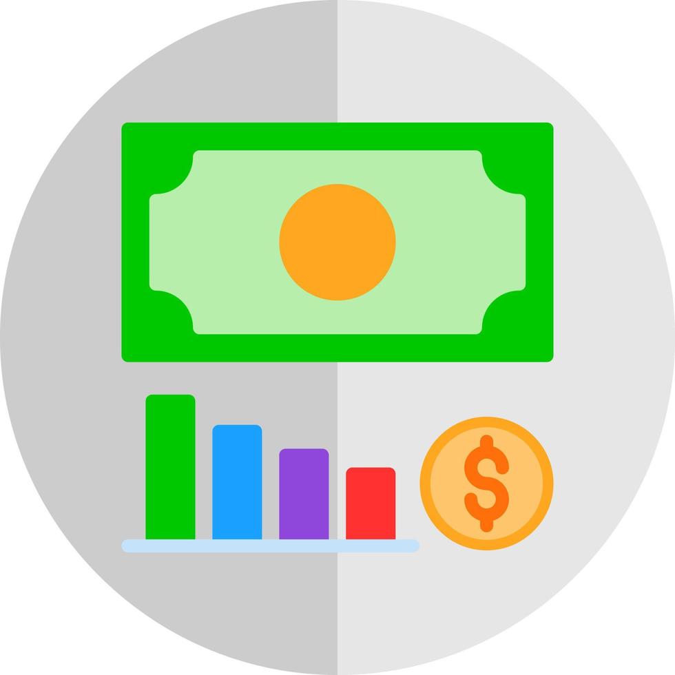 Money Loss Vector Icon Design