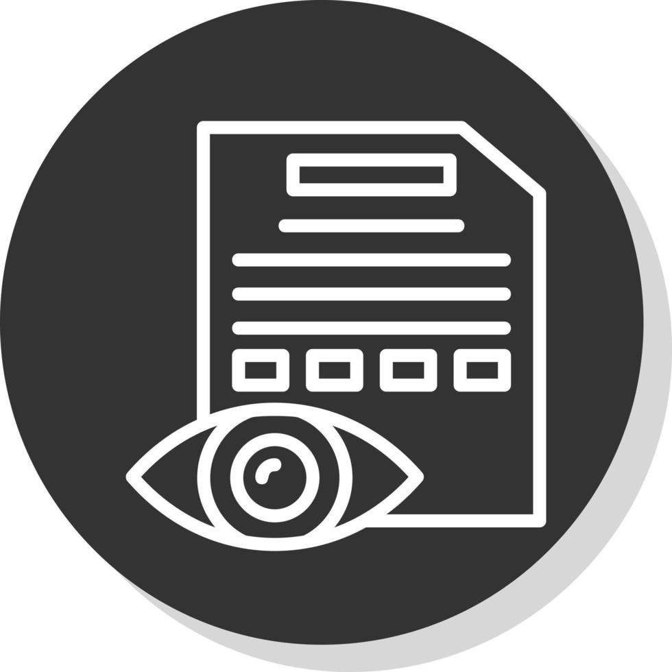 Eye Test Vector Icon Design