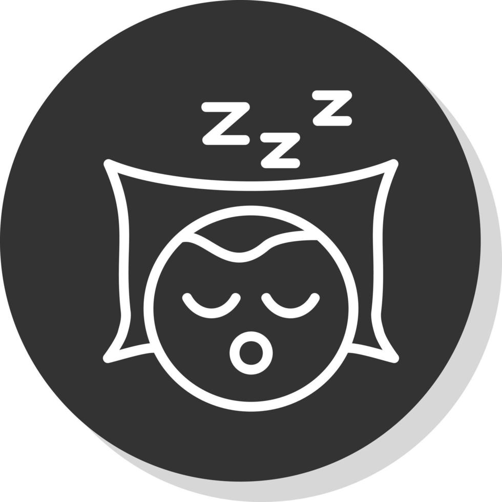 diseño de icono de vector de sueño