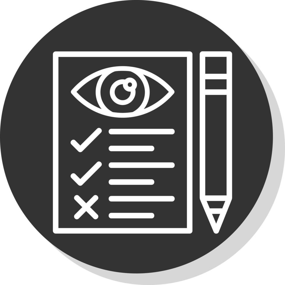 Eye Test Vector Icon Design
