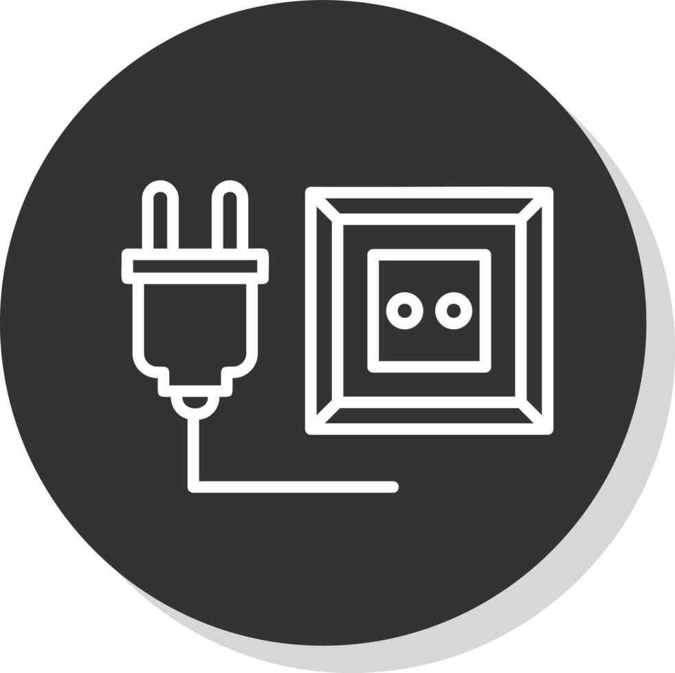 Unplugged Vector Icon Design