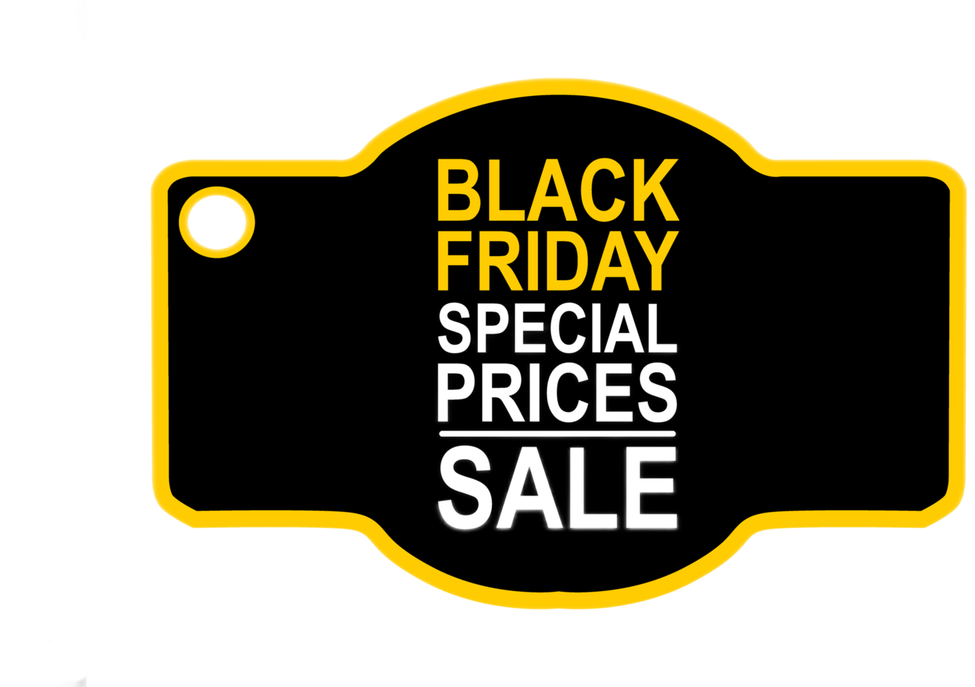Black Friday Label - png