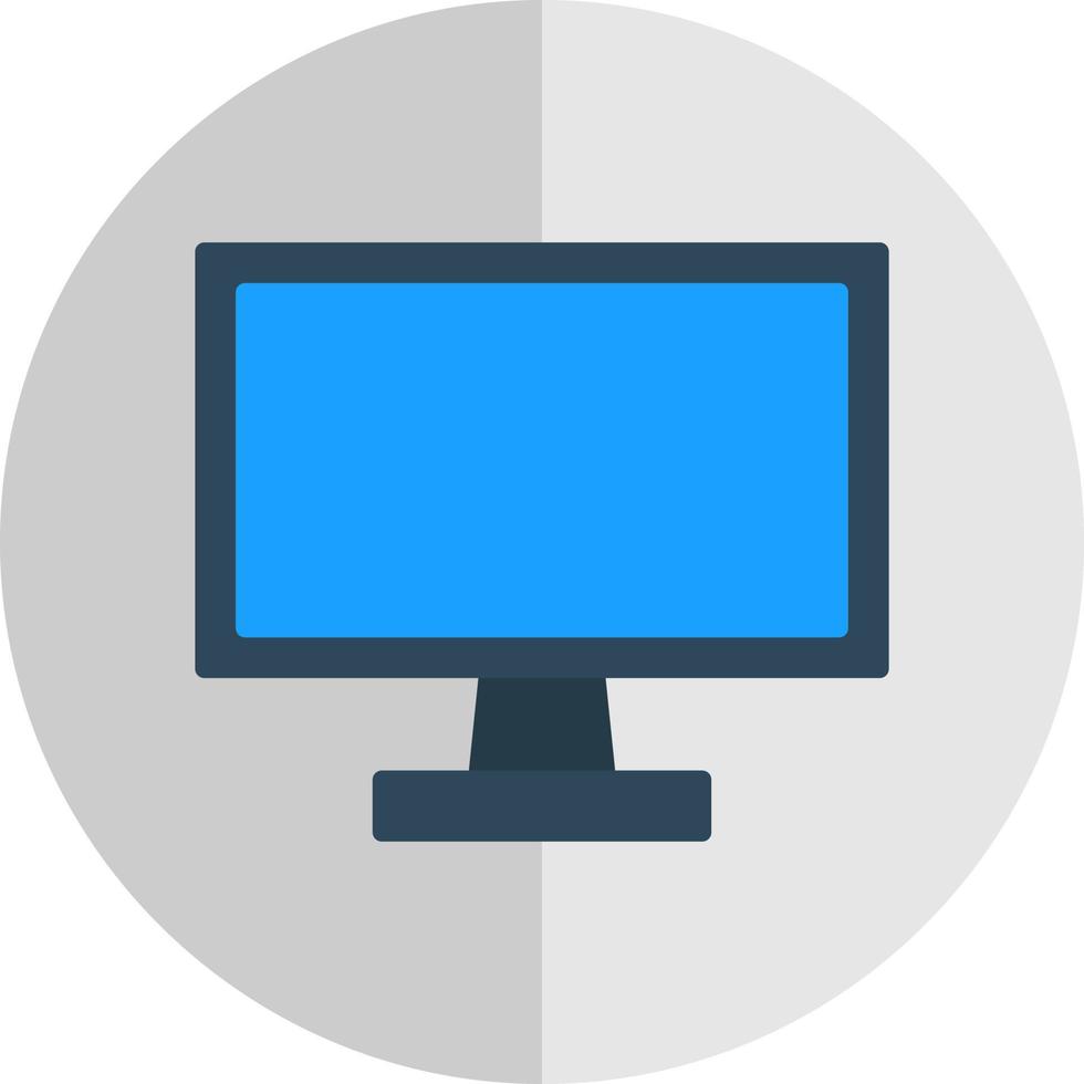 Monitor Screen Vector Icon Design