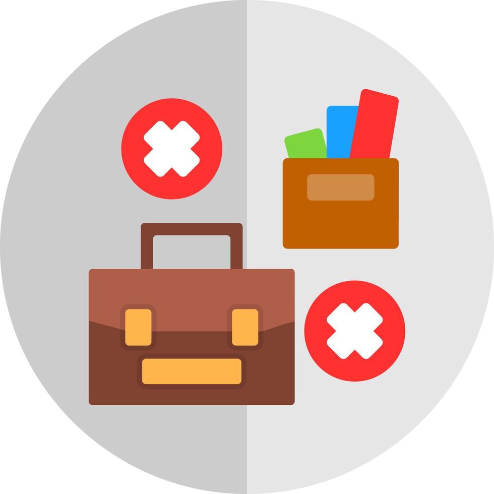Job Loss Vector Icon Design