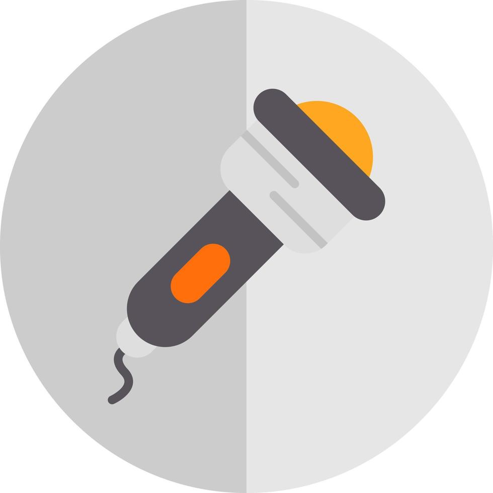 Flashlight Vector Icon Design