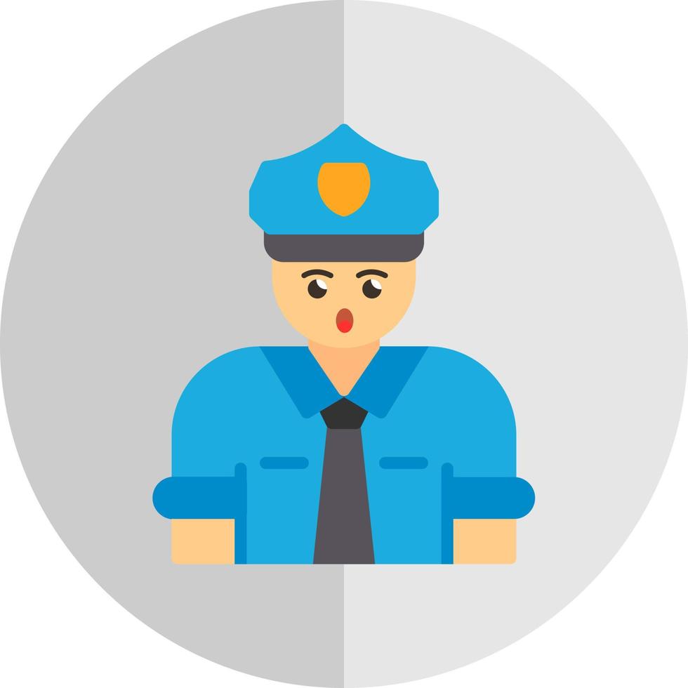 Police Vector Icon Design