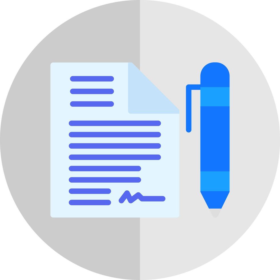 Contract Vector Icon Design