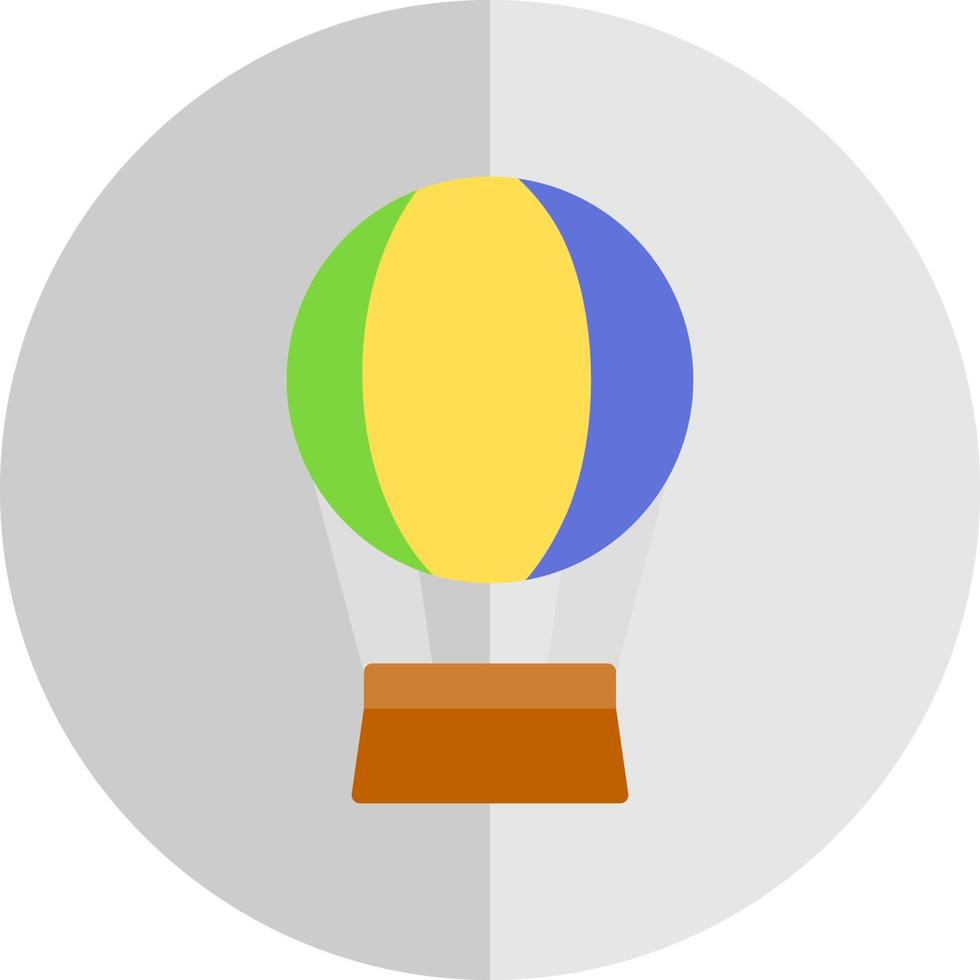 Hot Air Balloon Vector Icon Design