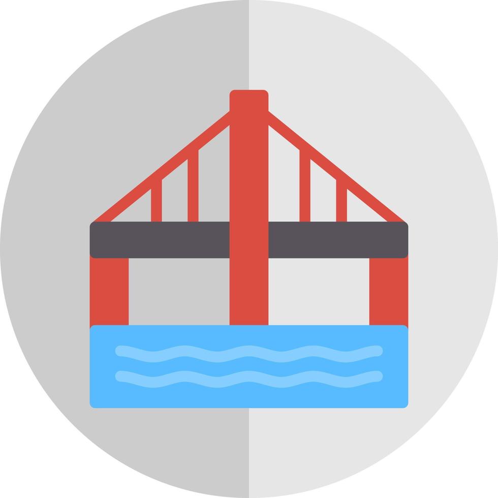 diseño de icono de vector de puente