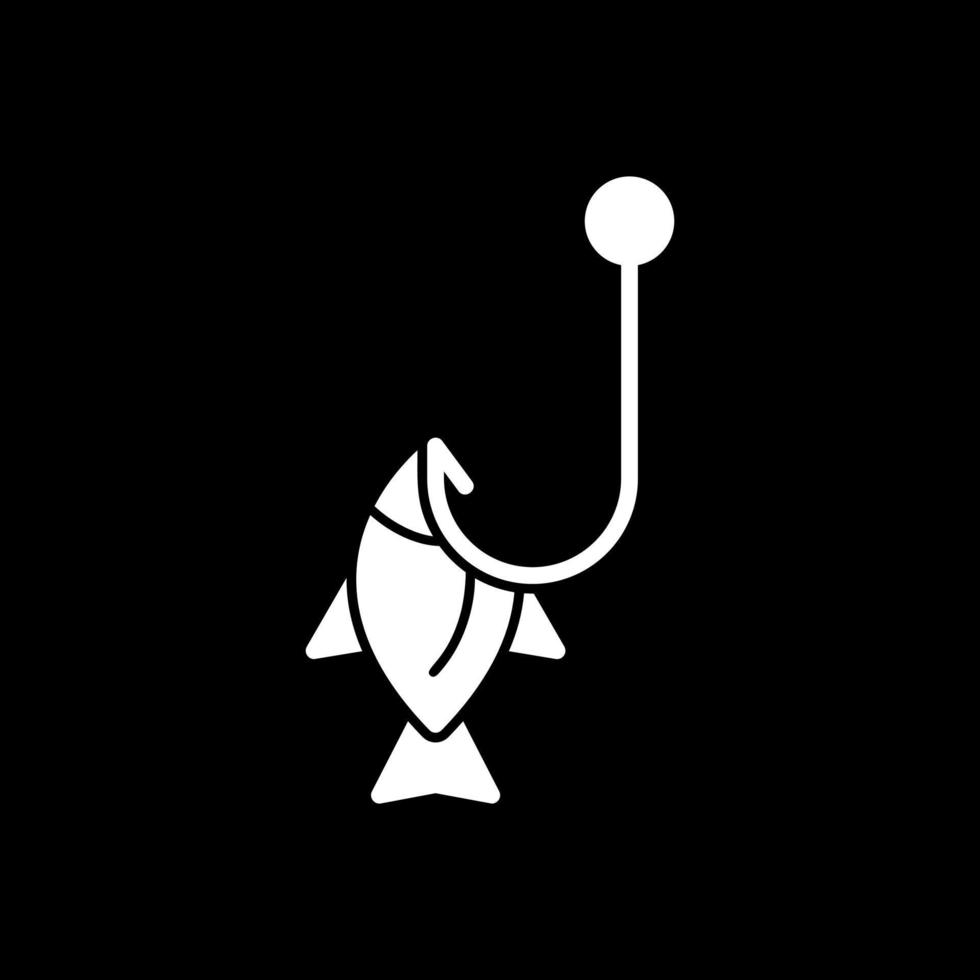 Fishing Hook Vector Icon Design
