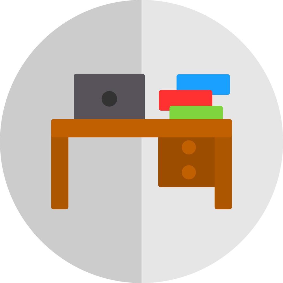 Work Table Vector Icon Design