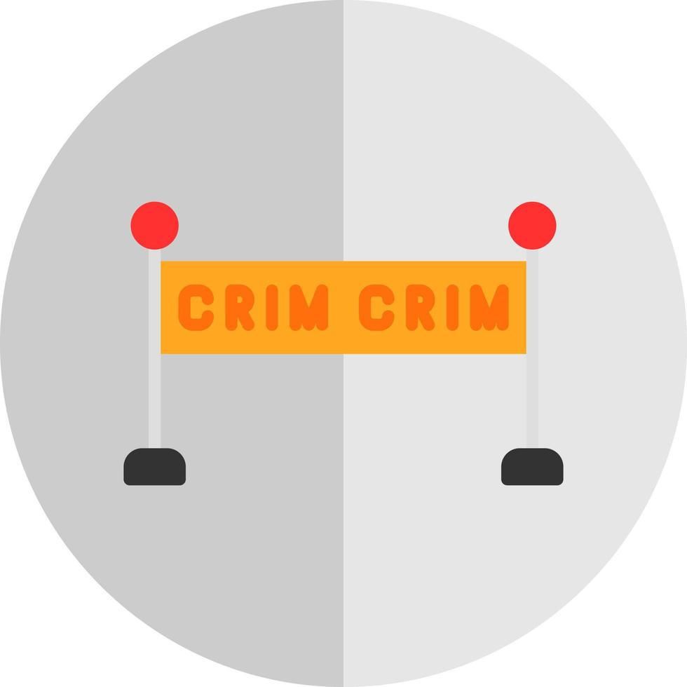 diseño de icono de vector de escena del crimen