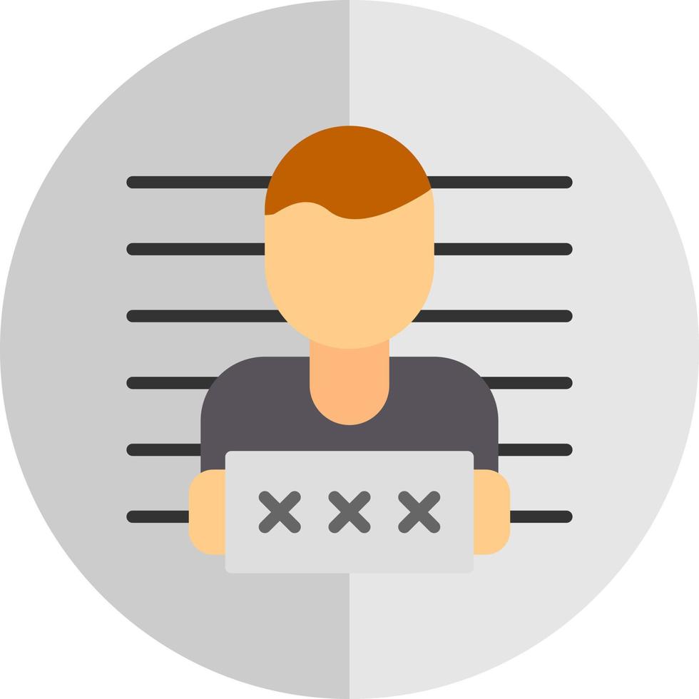 Mugshot Vector Icon Design
