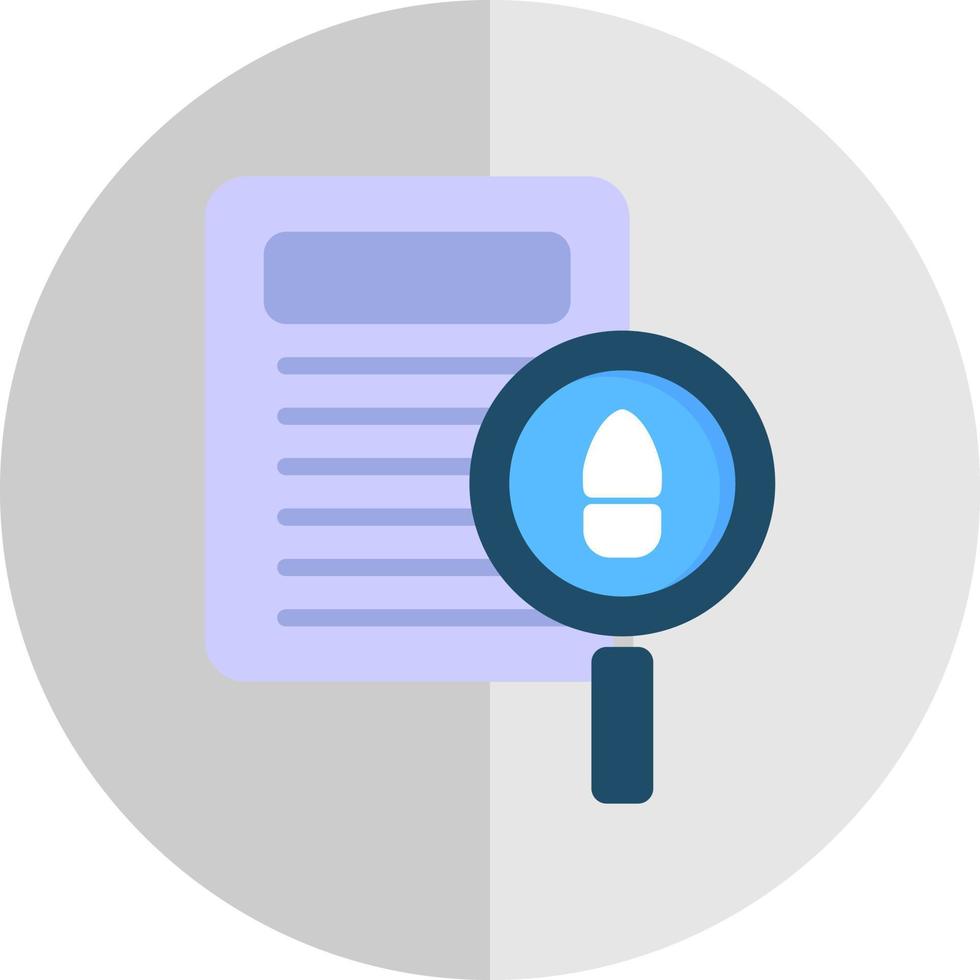 Evidence Vector Icon Design