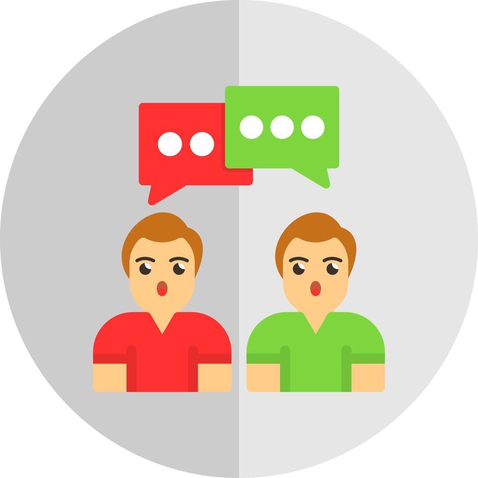 Conversation Vector Icon Design