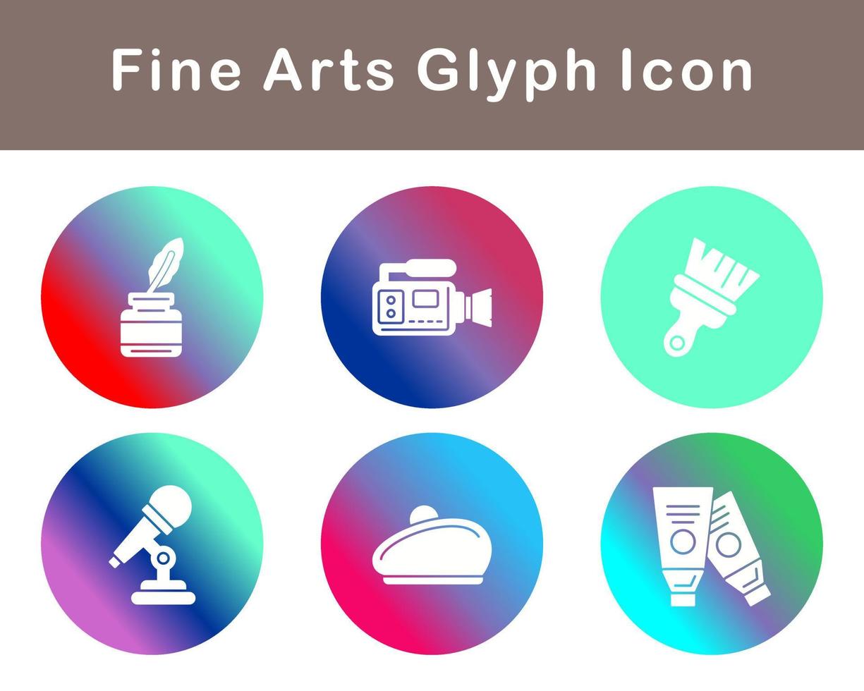 Fine Arts Vector Icon Set