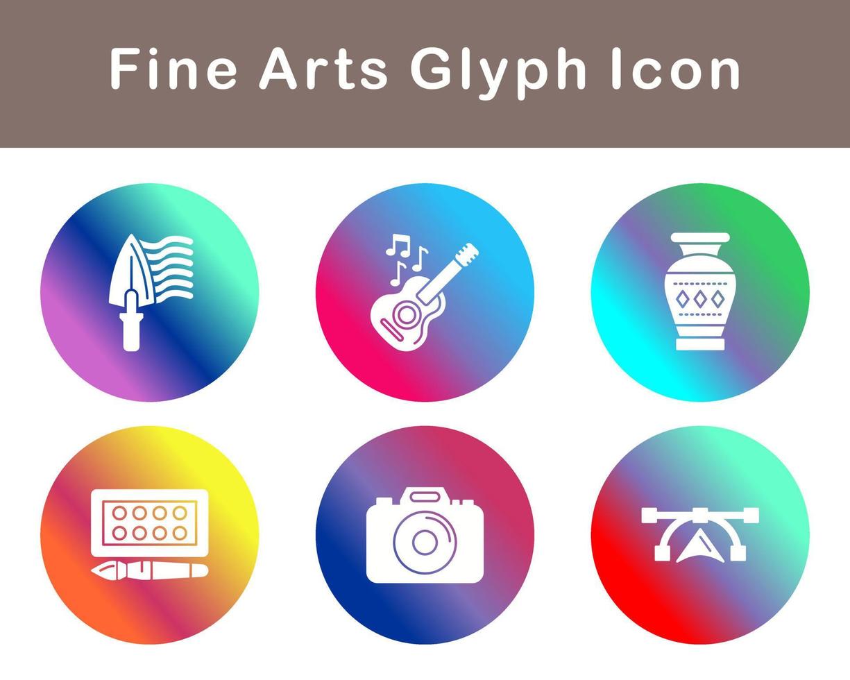 Fine Arts Vector Icon Set