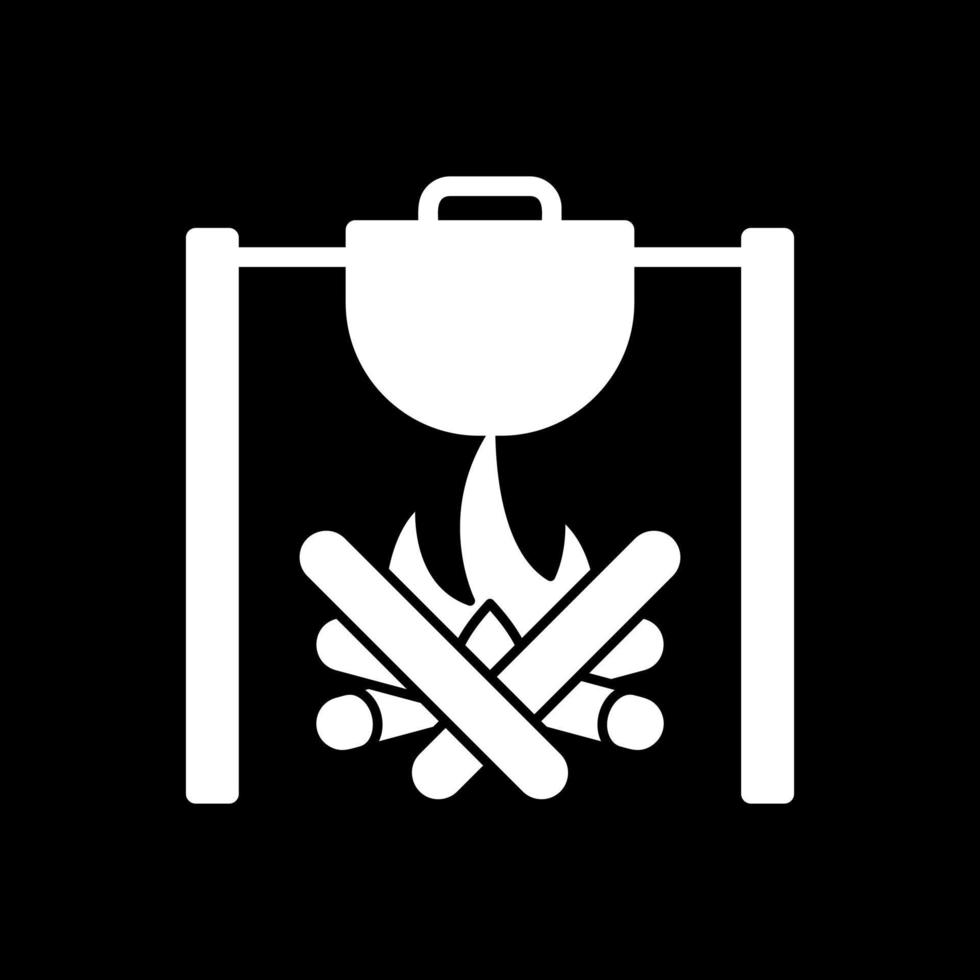 Outdoor Meal Vector Icon Design