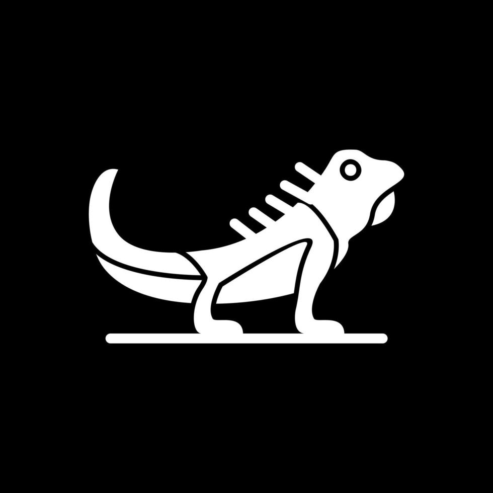 Iguana Vector Icon Design