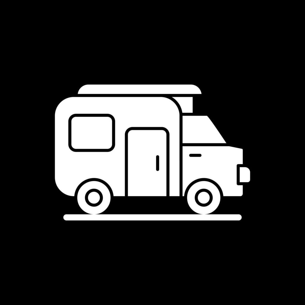 diseño de icono de vector de caravana