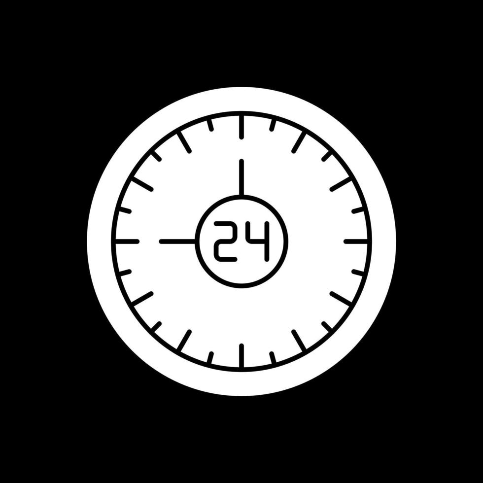 24h Vector Icon Design