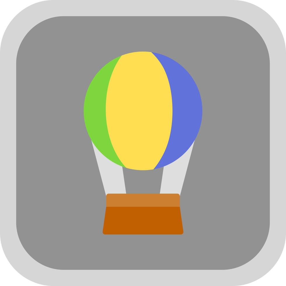 Hot Air Balloon Vector Icon Design