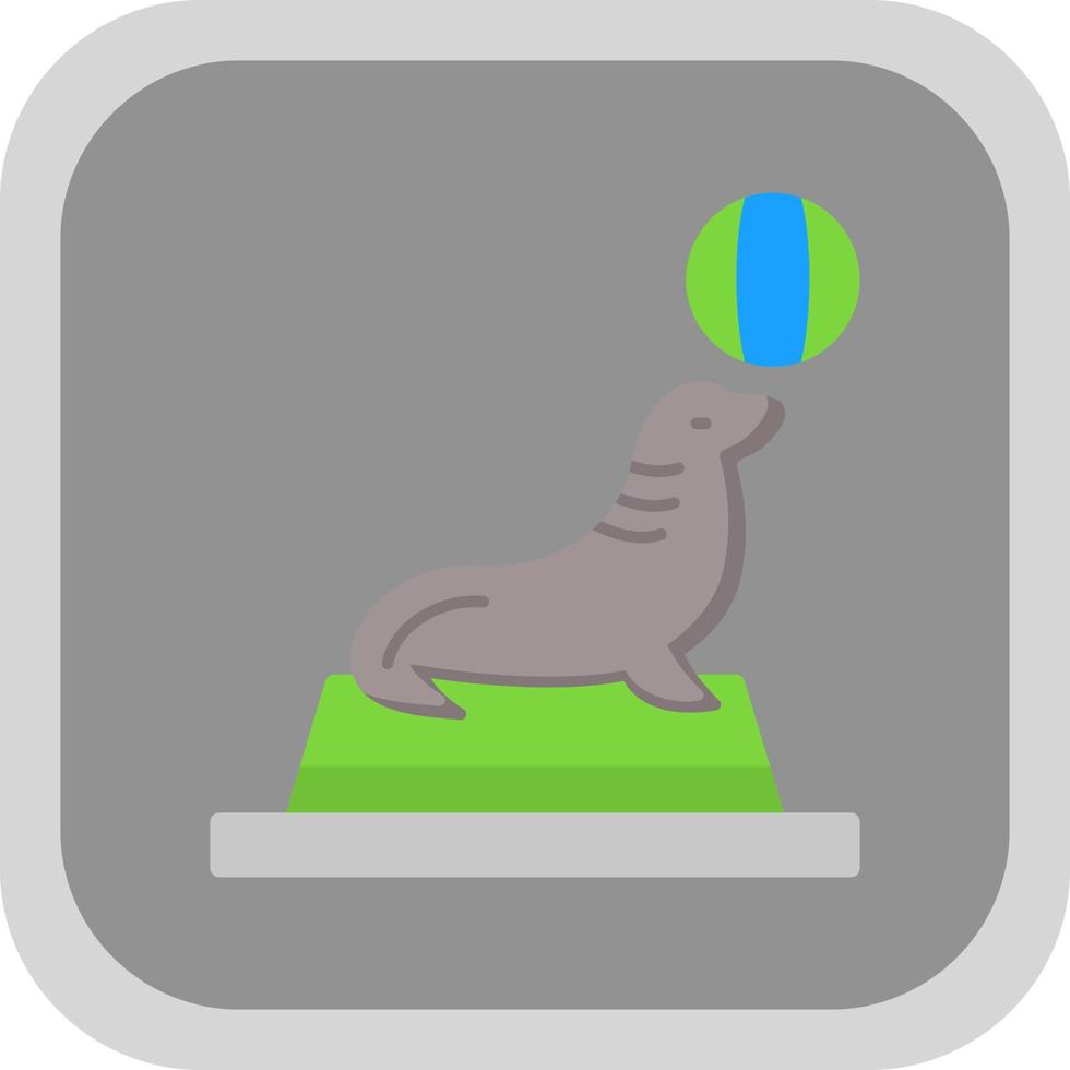 Seal Vector Icon Design