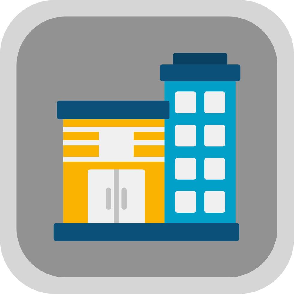 Office Building Vector Icon Design