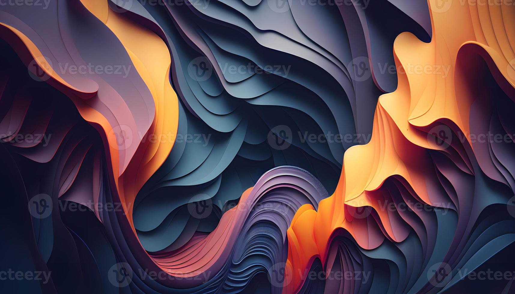 Colorful abstract wallpaper modern background, ai generated photo