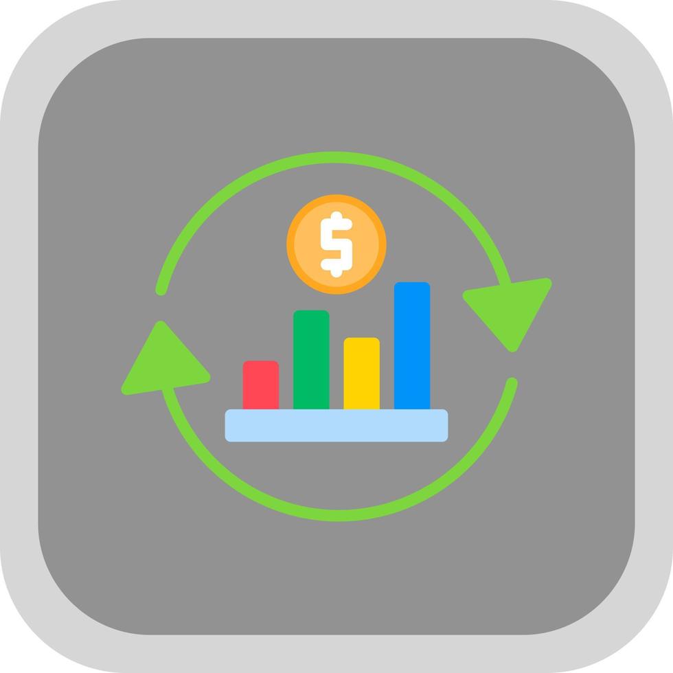 Return On Investment Vector Icon Design