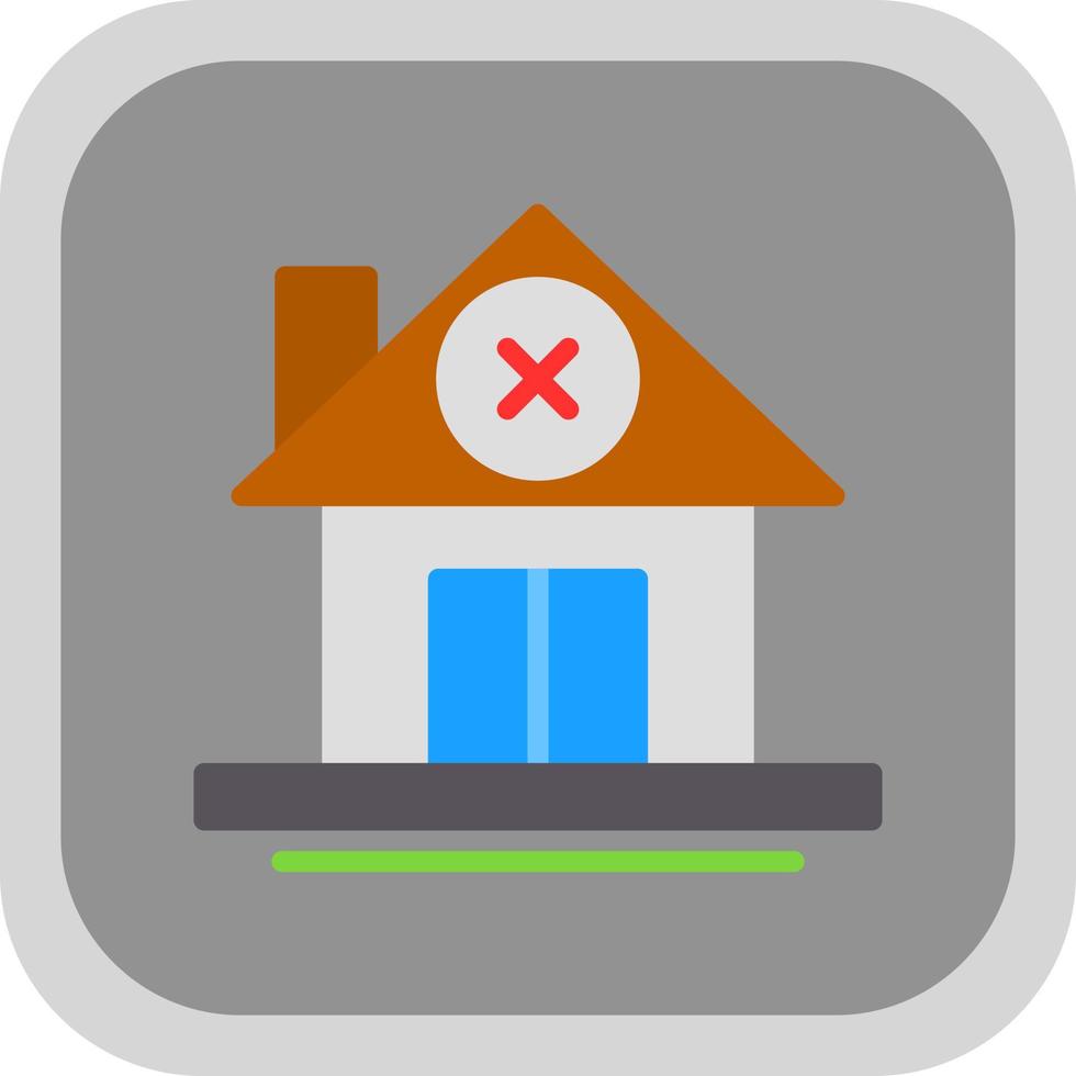 No Home Vector Icon Design