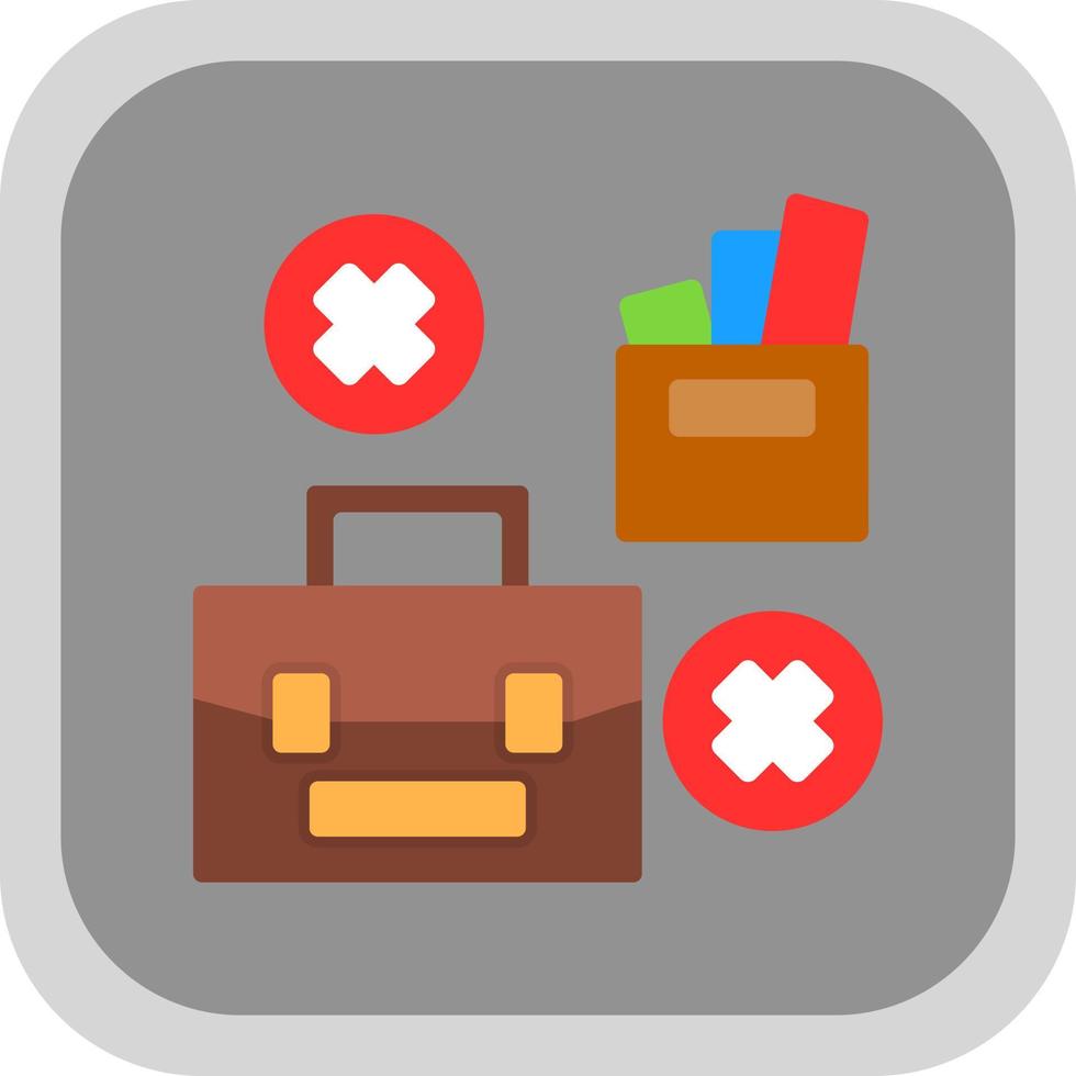 Job Loss Vector Icon Design