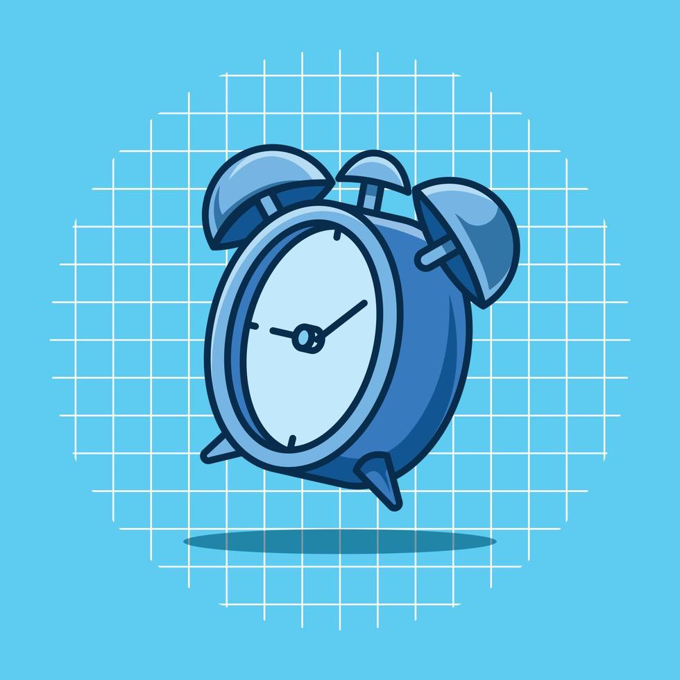 Clock Vector Icon Illustration