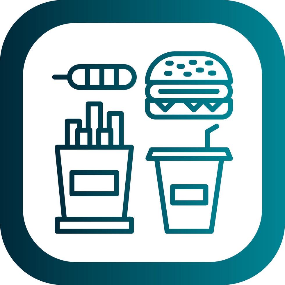 Fastfood Vector Icon Design