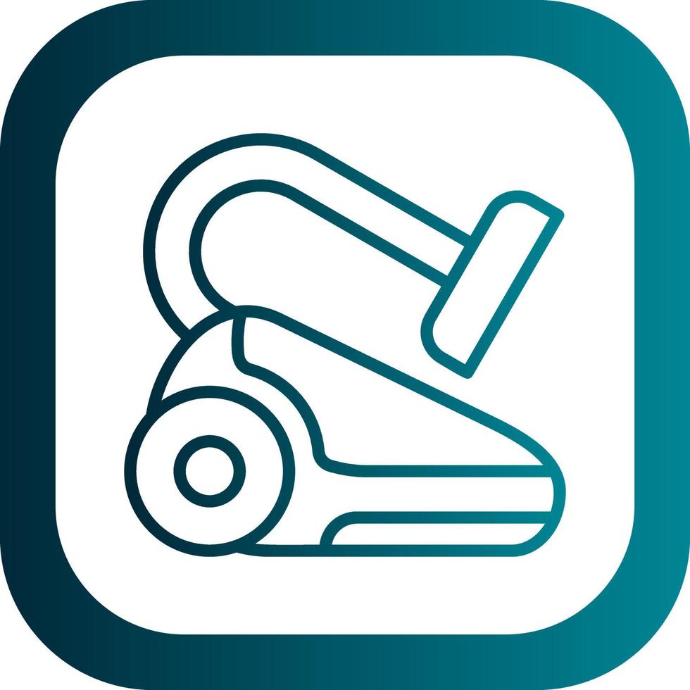 Vacuum Cleaner Vector Icon Design