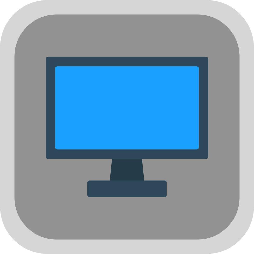 Monitor Screen Vector Icon Design