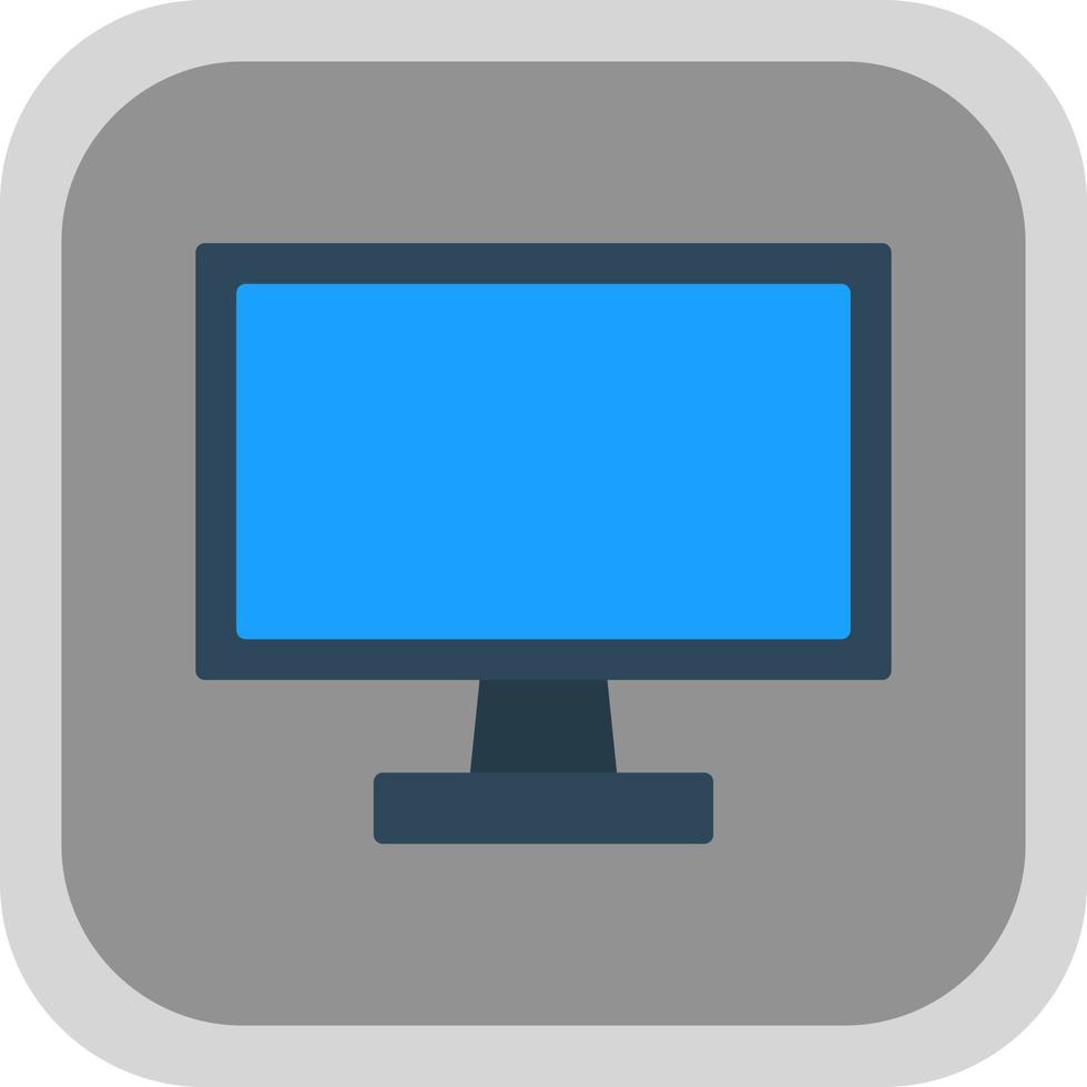 Monitor Screen Vector Icon Design