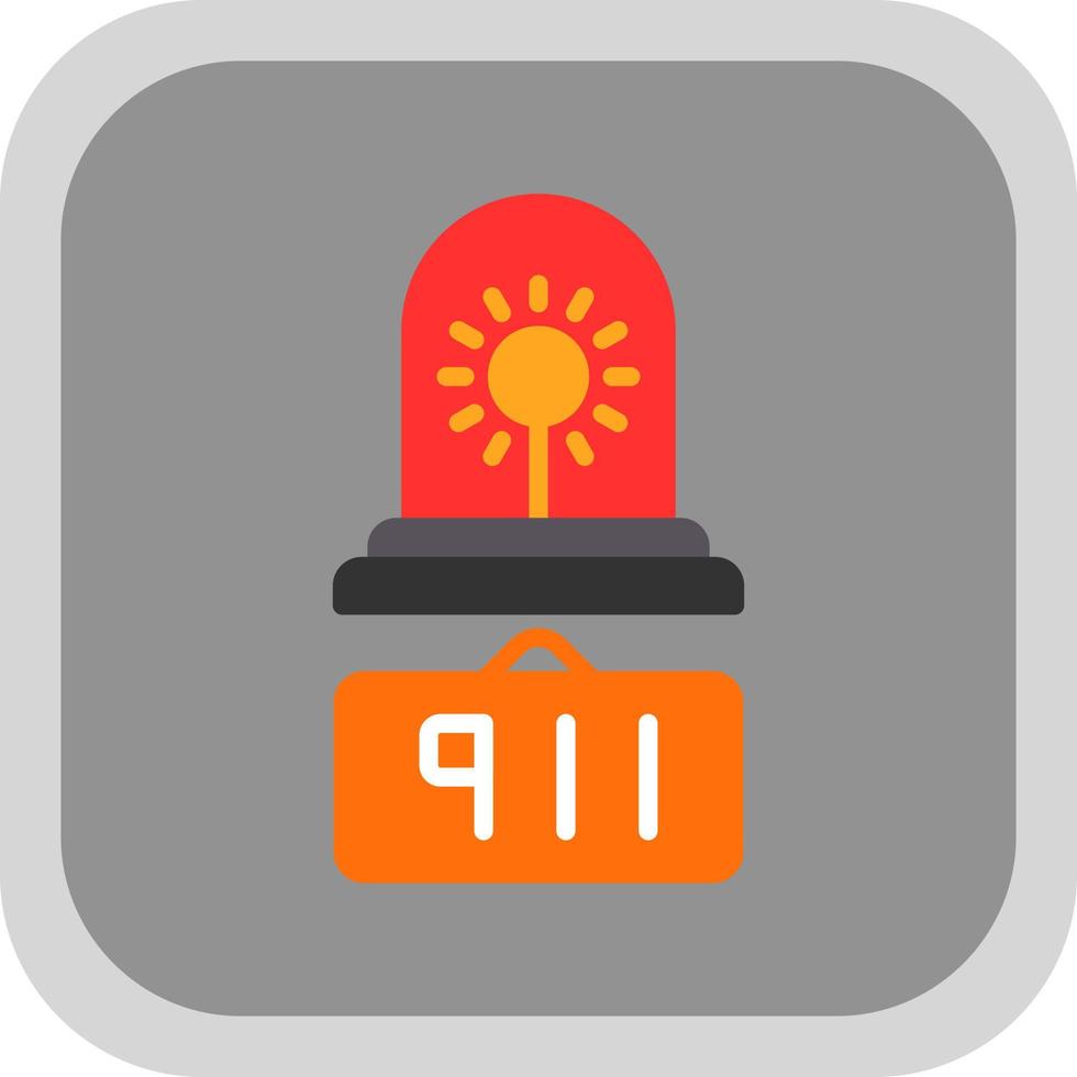 Diseño de icono de vector de llamada 911