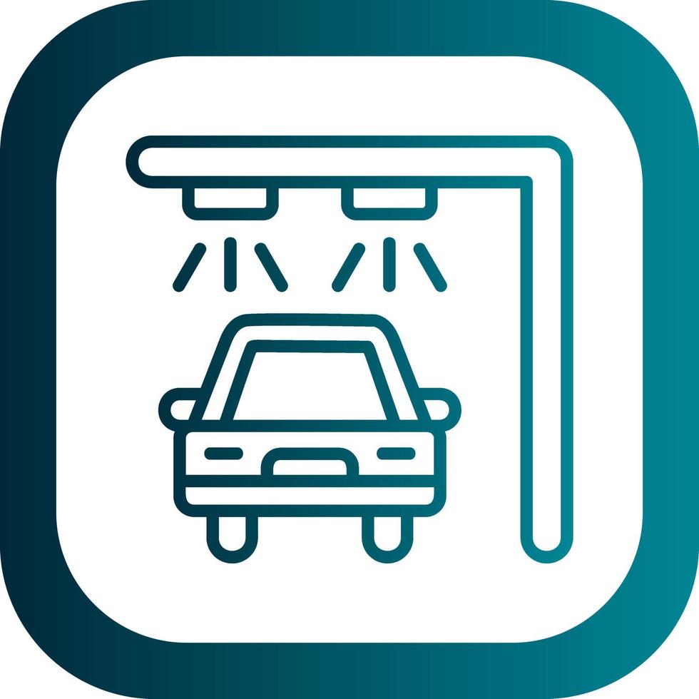 Car Wash Vector Icon Design