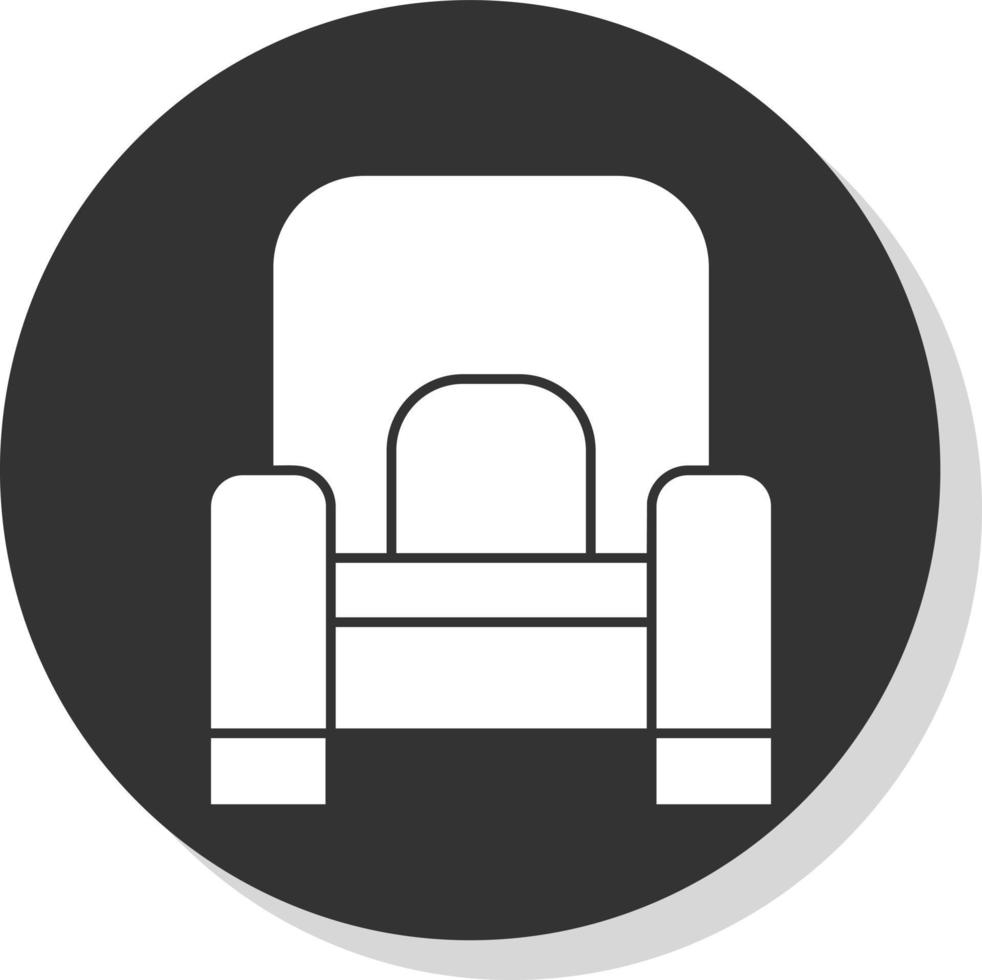 diseño de icono de vector de sillón