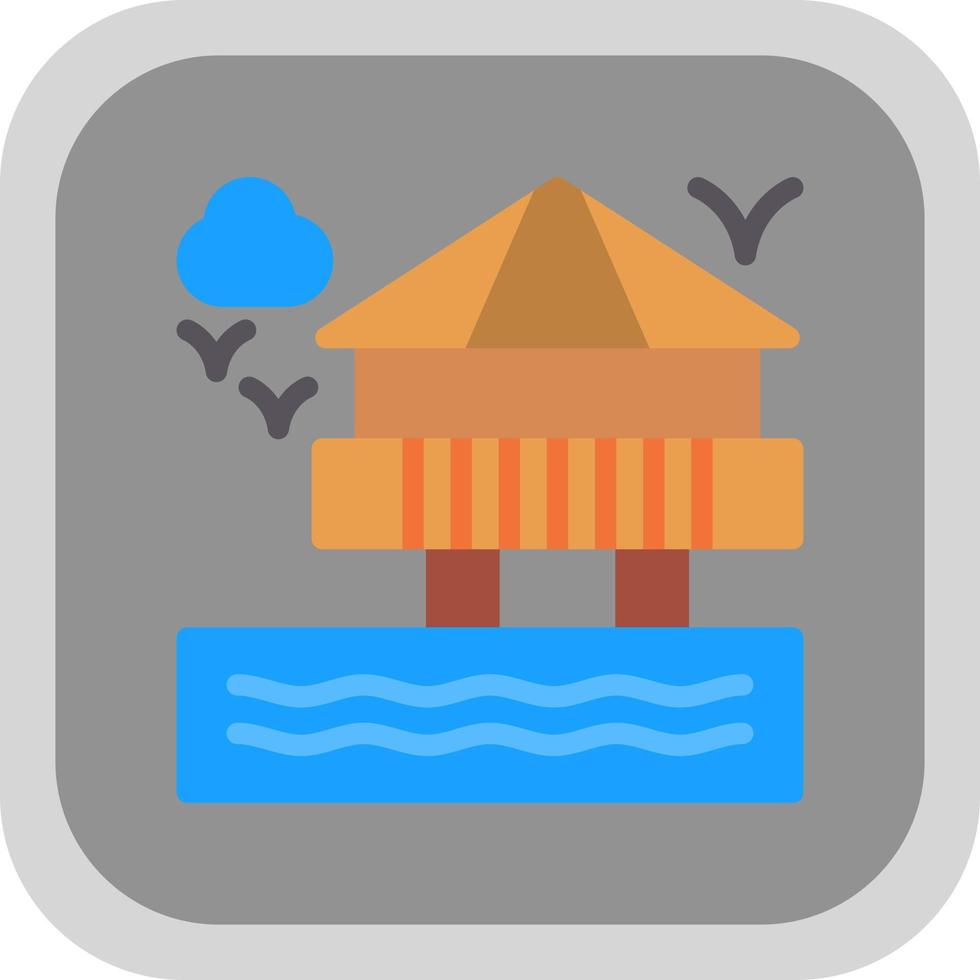 Resort Vector Icon Design