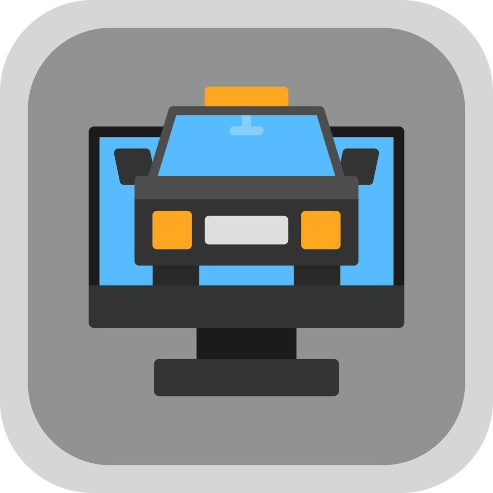 Taxi Vector Icon Design