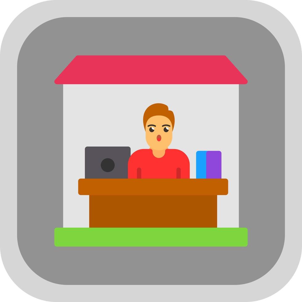 Home Office Vector Icon Design