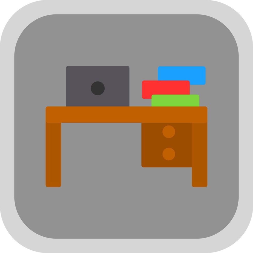 Work Table Vector Icon Design