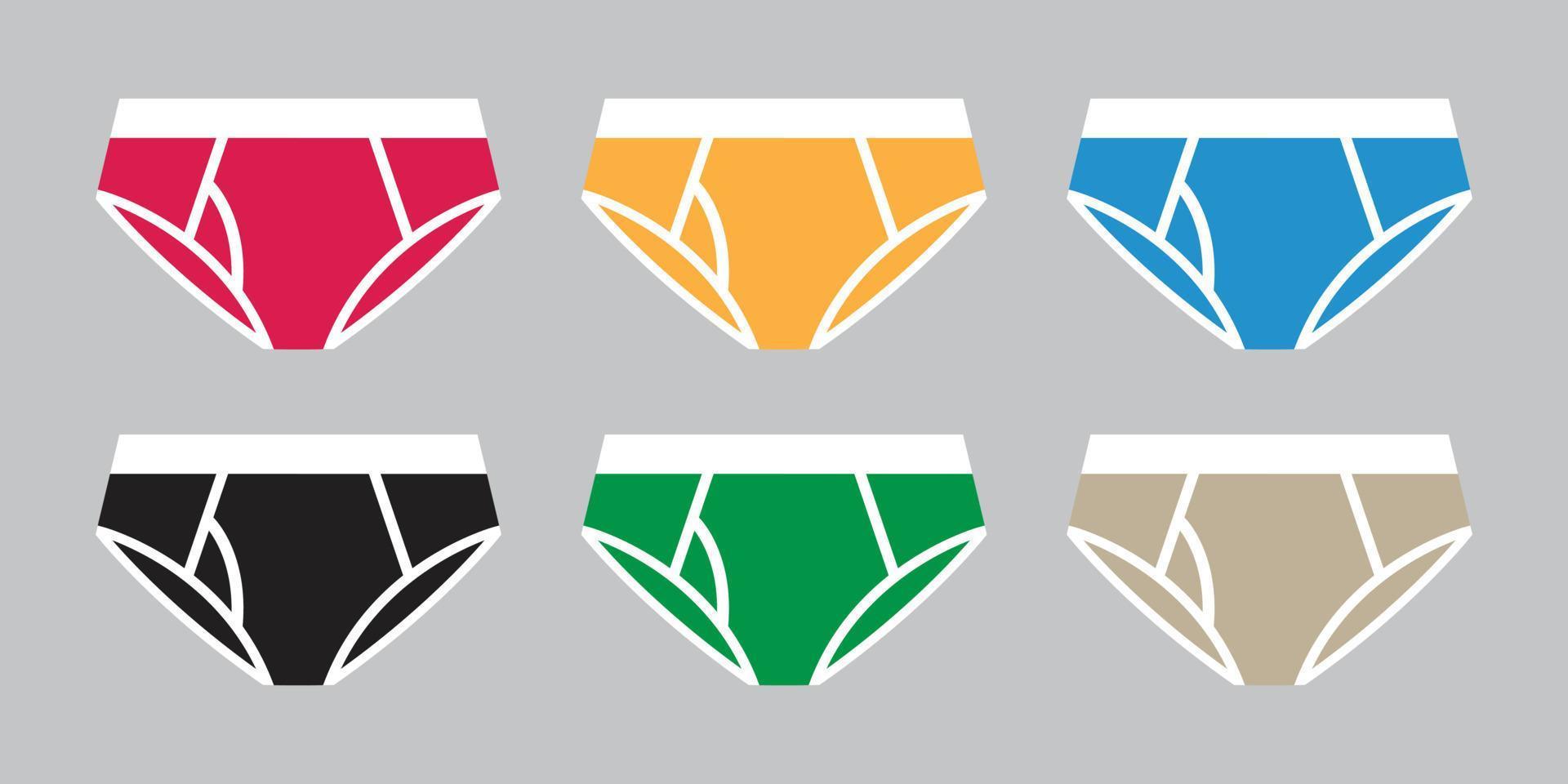 Underwear panties vector icon logo illustration cartoon